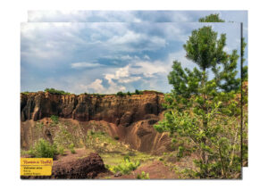 Vulcanul stins - carte postală