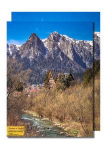 Primăvara la munte - carte postală